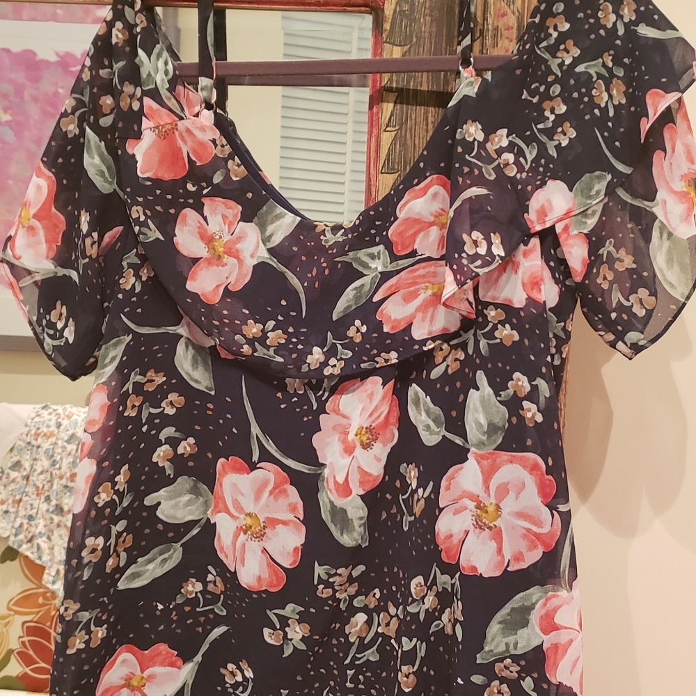 Cabi #5220 Cold shoulder fairy tale blouse